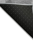 LOOMLAN Rugs Valmera Gray Washable Indoor-Outdoor Rug