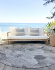 LOOMLAN Rugs Valmera Gray Washable Indoor-Outdoor Rug