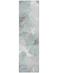 LOOMLAN Rugs Valtoria Blue Washable Indoor-Outdoor Rug