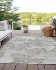 LOOMLAN Rugs Vantar Brown Washable Indoor-Outdoor Rug