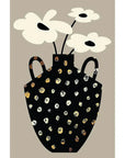 LOOMLAN Vase Floral II Artwork d Canvas Floating