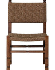 Vaterra Pecan Matte Patio Dining Side Chair (Set Of 2) - LOOMLAN - Seasonal Living - Outdoor Dining Chairs