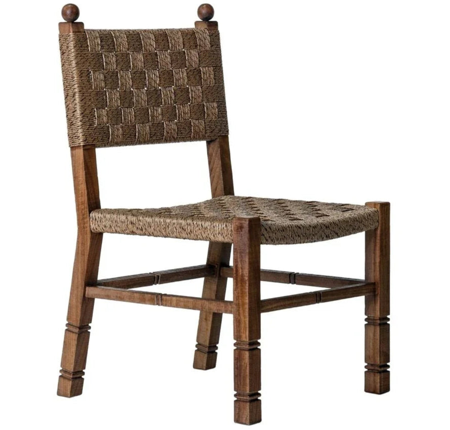 Vaterra Pecan Matte Patio Dining Side Chair (Set Of 2) - LOOMLAN - Seasonal Living - Outdoor Dining Chairs