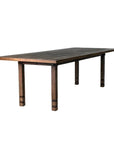 Vaterra Teak And Rattan Patio Dining Table - LOOMLAN - Seasonal Living - Outdoor Dining Tables