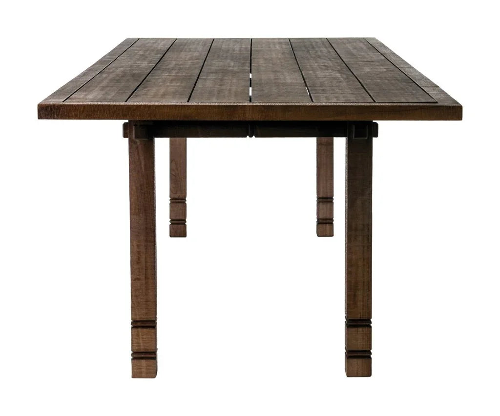 Vaterra Teak And Rattan Patio Dining Table - LOOMLAN - Seasonal Living - Outdoor Dining Tables