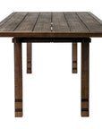 Vaterra Teak And Rattan Patio Dining Table - LOOMLAN - Seasonal Living - Outdoor Dining Tables