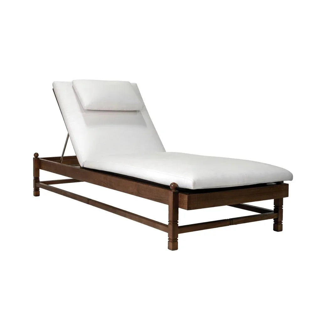 Vaterra Teak And Rattan Patio Pool Chaise (Set Of 2) - LOOMLAN - Seasonal Living - Outdoor Chaises