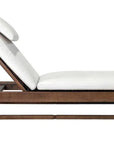 Vaterra Teak And Rattan Patio Pool Chaise (Set Of 2) - LOOMLAN - Seasonal Living - Outdoor Chaises