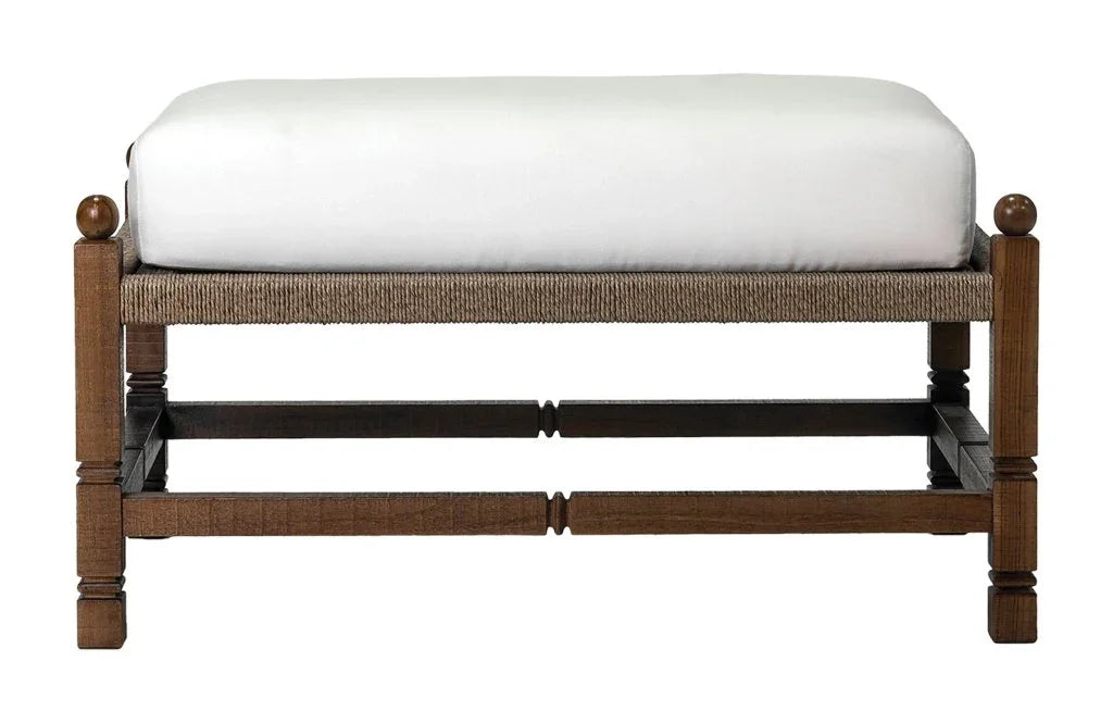 Seasonal Living Vaterra Weathered Pecan Finish Patio Ottoman