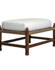 Seasonal Living Vaterra Weathered Pecan Finish Patio Ottoman