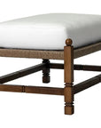 Seasonal Living Vaterra Weathered Pecan Finish Patio Ottoman
