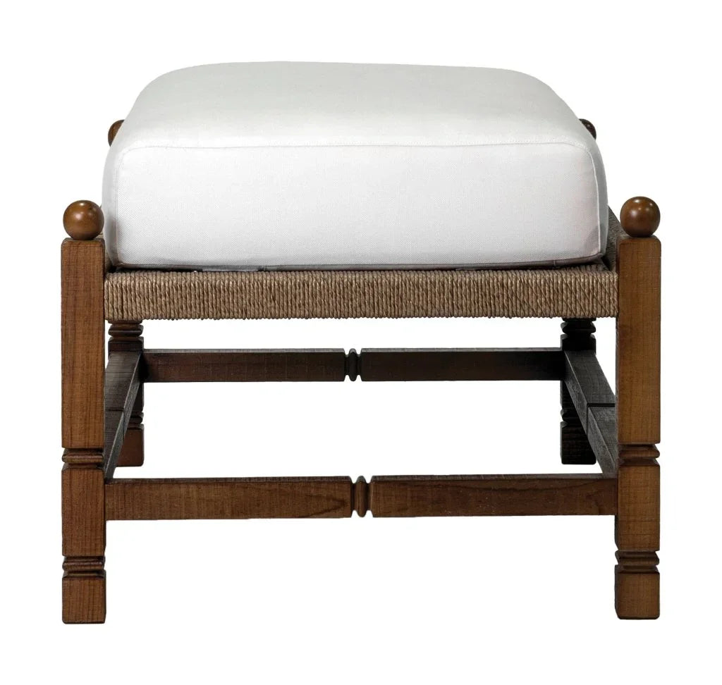 Seasonal Living Vaterra Weathered Pecan Finish Patio Ottoman