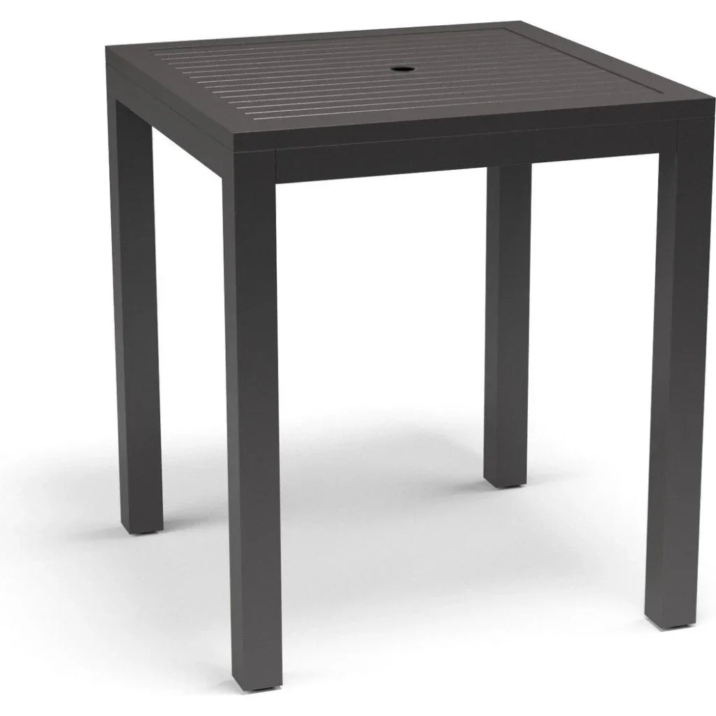 Vegas Aluminum Made Outdoor Pub Table - LOOMLAN - Sunset West - Outdoor Counter Tables