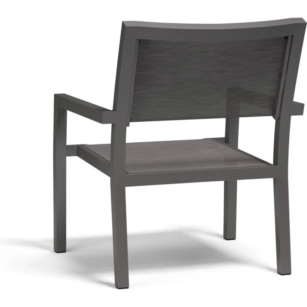 Vegas Stackable Sling Outdoor Club Chair - LOOMLAN - Sunset West - Outdoor Accent Chairs