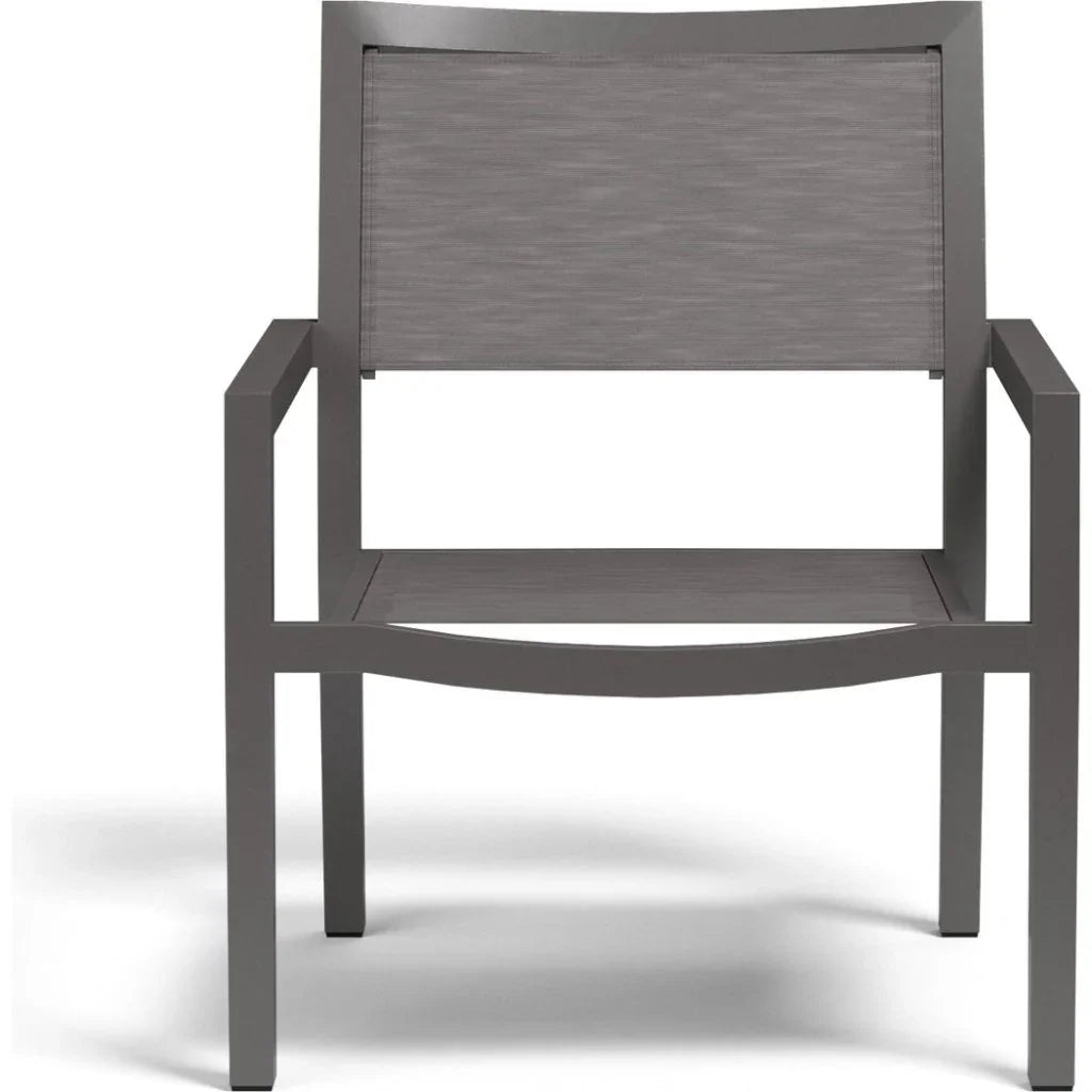 Vegas Stackable Sling Outdoor Club Chair - LOOMLAN - Sunset West - Outdoor Accent Chairs