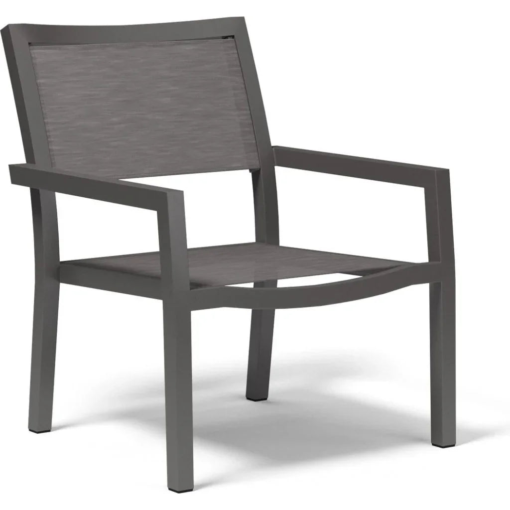 Vegas Stackable Sling Outdoor Club Chair - LOOMLAN - Sunset West - Outdoor Accent Chairs