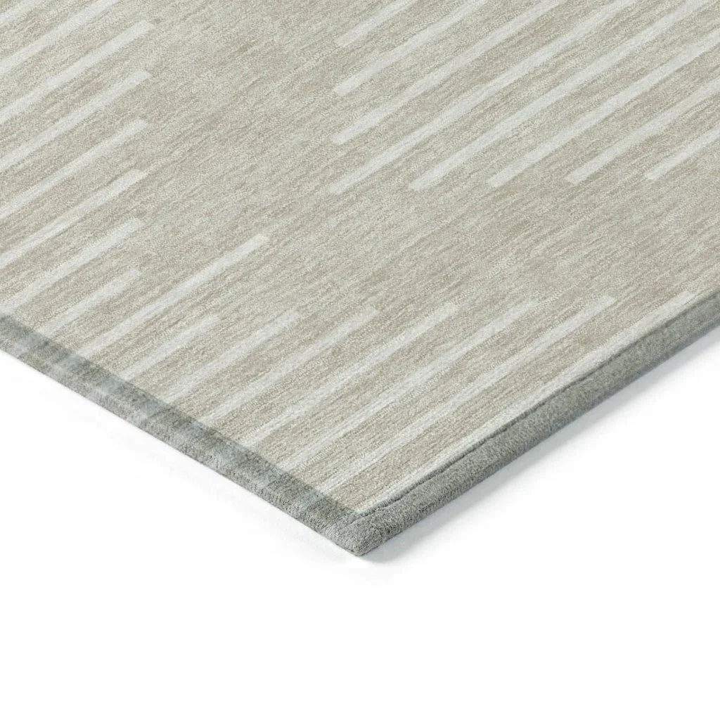 LOOMLAN Rugs Velina Beige Washable Indoor-Outdoor Rug