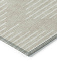 LOOMLAN Rugs Velina Beige Washable Indoor-Outdoor Rug