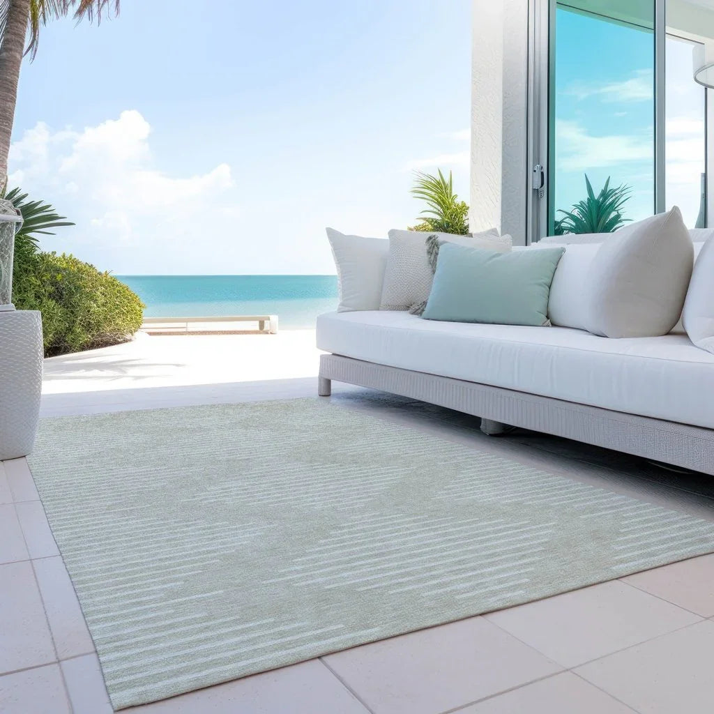 LOOMLAN Rugs Velina Beige Washable Indoor-Outdoor Rug