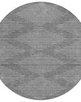 LOOMLAN Rugs Velina Charcoal Washable Indoor-Outdoor Rug