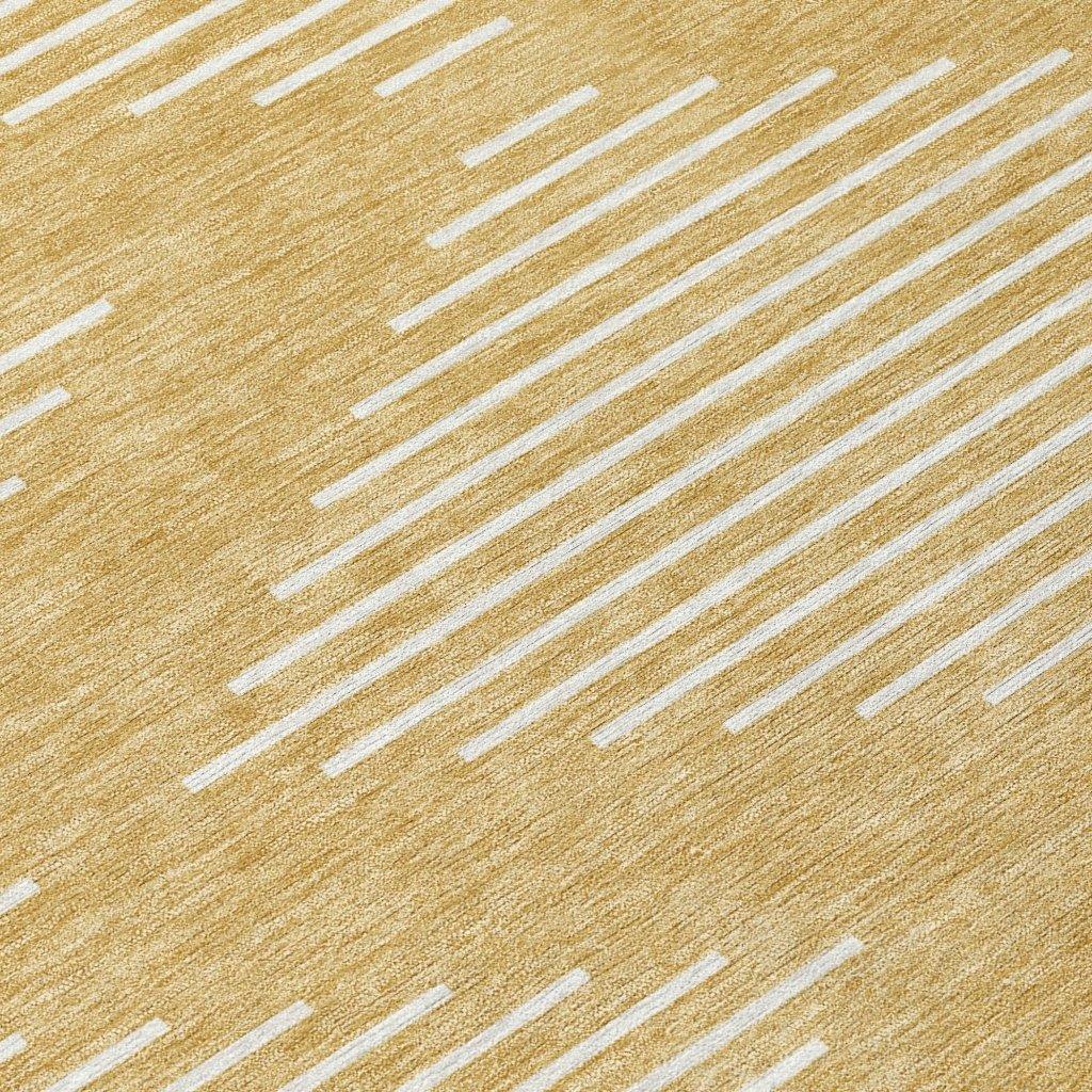 LOOMLAN Rugs Velina Gold Washable Indoor-Outdoor Rug