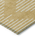 LOOMLAN Rugs Velina Gold Washable Indoor-Outdoor Rug