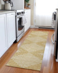 LOOMLAN Rugs Velina Gold Washable Indoor-Outdoor Rug