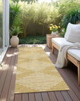 LOOMLAN Rugs Velina Gold Washable Indoor-Outdoor Rug