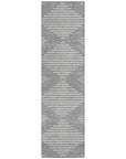 LOOMLAN Rugs Velina Gray Washable Indoor-Outdoor Rug