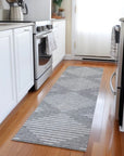 LOOMLAN Rugs Velina Gray Washable Indoor-Outdoor Rug