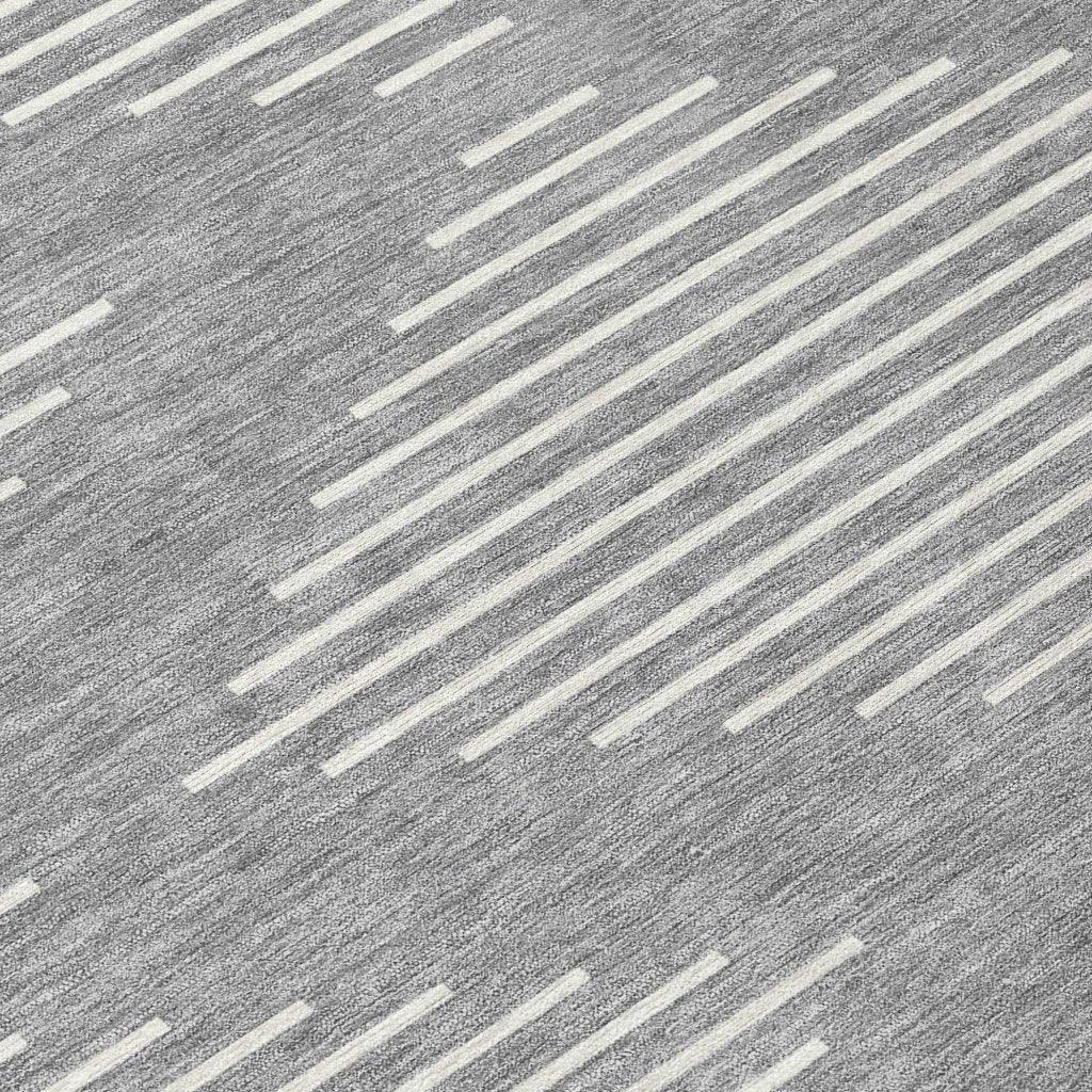 LOOMLAN Rugs Velina Gray Washable Indoor-Outdoor Rug
