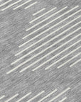 LOOMLAN Rugs Velina Gray Washable Indoor-Outdoor Rug