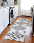 LOOMLAN Rugs Velina Ivory Washable Indoor-Outdoor Rug