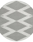 LOOMLAN Rugs Velina Ivory Washable Indoor-Outdoor Rug