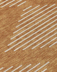 LOOMLAN Rugs Velina Orange Washable Indoor-Outdoor Rug