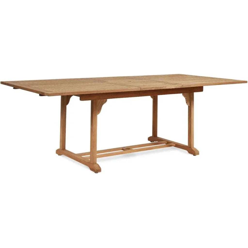 HiTeak Venice 5PC Outdoor Extendable Table Stacking Chairs