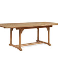 HiTeak Venice 5PC Outdoor Extendable Table Stacking Chairs
