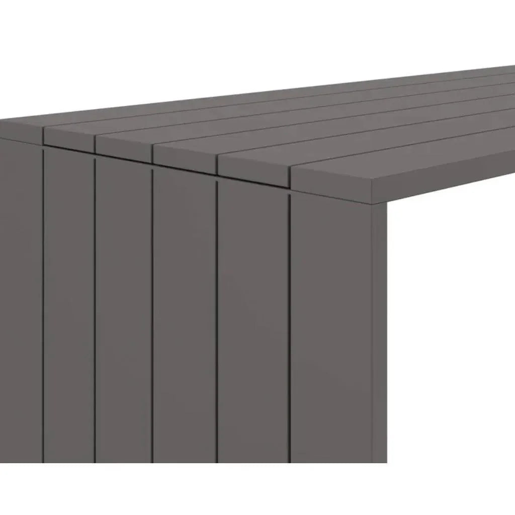 SUNPAN Verin Aluminum Outdoor Rectangular Bar Table