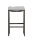 Verin Fabric Streamlined Outdoor Barstool - LOOMLAN - SUNPAN - Outdoor Bar Stools
