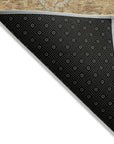 LOOMLAN Rugs Verona Brown Washable Indoor-Outdoor Rug