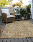 LOOMLAN Rugs Verona Brown Washable Indoor-Outdoor Rug