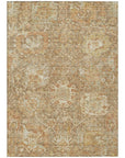 LOOMLAN Rugs Verona Brown Washable Indoor-Outdoor Rug