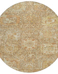 LOOMLAN Rugs Verona Brown Washable Indoor-Outdoor Rug