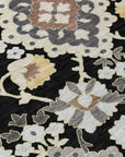 LOOMLAN Rugs Vespera Black Washable Indoor-Outdoor Rug