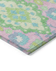 LOOMLAN Rugs Vespera Pink Washable Indoor-Outdoor Rug