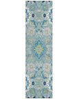 LOOMLAN Rugs Vespera Teal Washable Indoor-Outdoor Rug