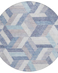 LOOMLAN Rugs Viella Denim Washable Indoor-Outdoor Rug