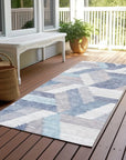 LOOMLAN Rugs Viella Denim Washable Indoor-Outdoor Rug