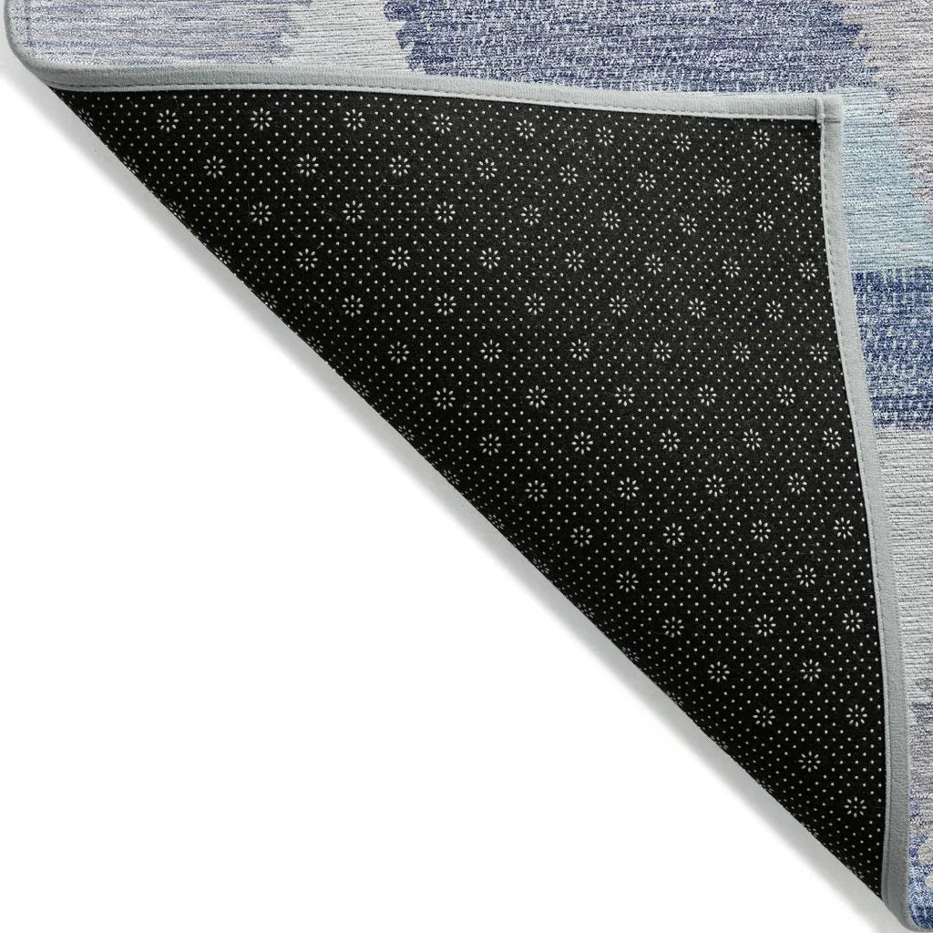 LOOMLAN Rugs Viella Denim Washable Indoor-Outdoor Rug