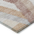 LOOMLAN Rugs Viella Orange Washable Indoor-Outdoor Rug
